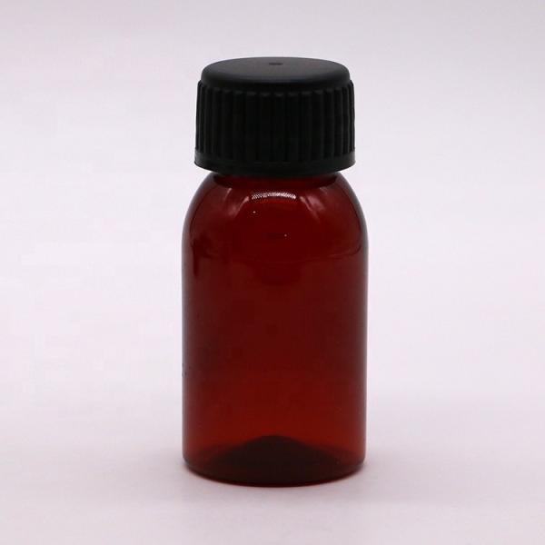 Tamper Evident Cap 50ML PET Cough Syrup Bottle for Oil Lubricating Oral Liquid Storage