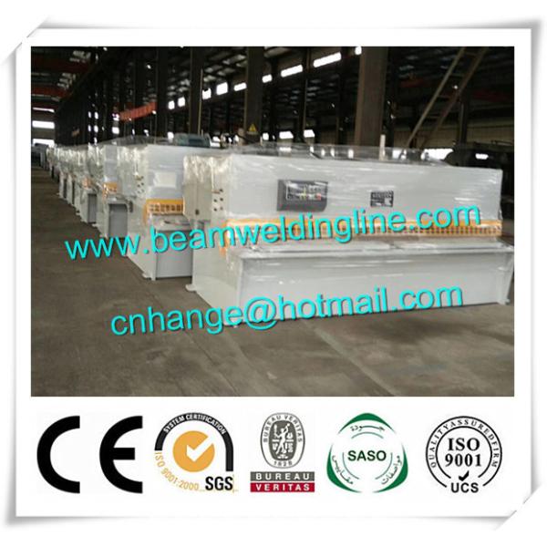 Hydraulic Guillotine Shearing Machine , Swing Type Shearing Machine For Sheet
