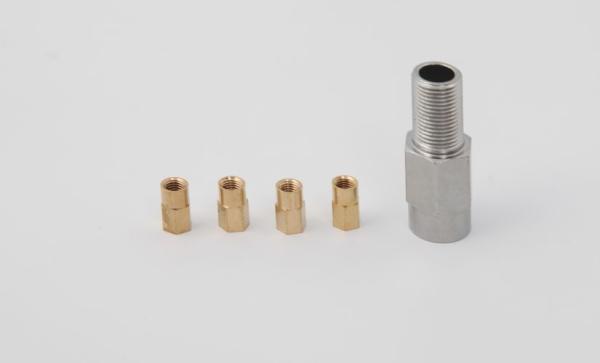 Nickel Plating Aluminum CNC Prototype Customized 6063 Steel Turned Parts