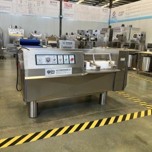 2.6 KW Industrial Frozen Meat Cutter For Cubing And Dicing Meat Blocks