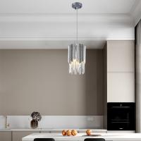 Ouro e Crystal Pendant Light modernos interiores luxuosos D200*H300mm