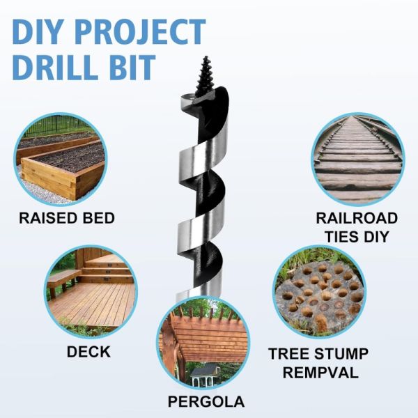 13mm X 800mm Wood Auger Bits 13mm 31.5 Inch Sds Wood Drill Bits