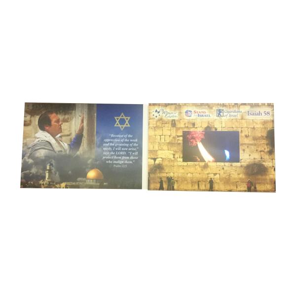Commercial Personalized Video Greeting Cards 4.3 Inch Tft Screen With SD Slot