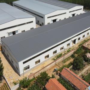 Sa 2.5 Shot Blasting Steel Structure Workshop Pre Engineered Building Structure