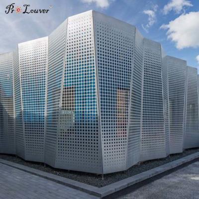 Perforated Aluminum Wall Cladding Panel Sheet Used for Facade Wall
