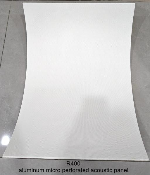 Curved Aluminium Acoustic Panels Micro Composite Acoustical Ceiling Panels Tile 2x6
