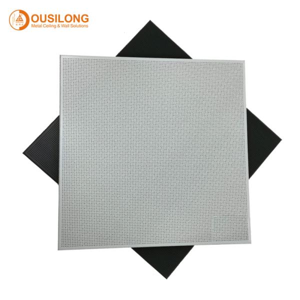 Clip in Decoration Perforated Metal Ceiling Tegular / Closed Floating Kitchen False Ceiling Tiles