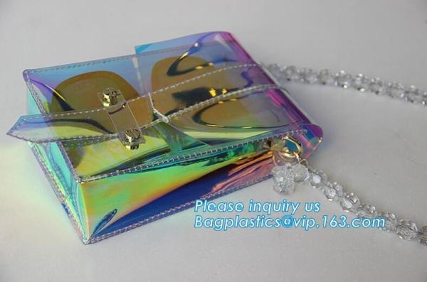 women's wallets small shoulder messenger bag with metal chain strip, Zipper Wallet Multicolor Purse, waterproof mobile c