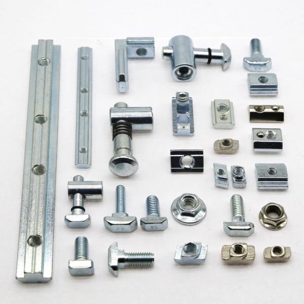 Coating  Aluminum Profile Connectors Custom Fasteners By Industry AMSE Standard