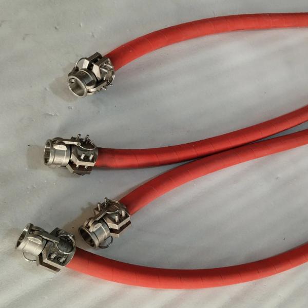 Silencio de vapor trenzado para la industria Accesorios azules negros resistentes a los ácidos