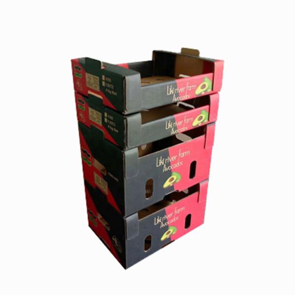 Durable Thickened Corrugated Box For Fruits , Multifunctional Tomato Packing Boxes