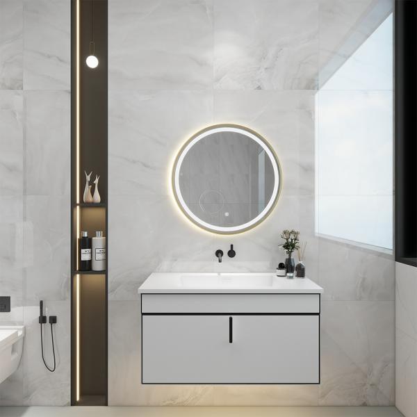 Design pivotant Marque célèbre Réversible miroir Miroir de salle de bain avec lumières pour la maison et l'hôtel