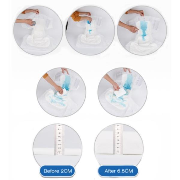 Elastic Waist Daily Changing Disposable Sleepy Baby Diapers