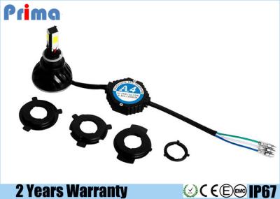 2600lm Led Motorcycle Headlight , 24W H4 H7 H6 Motorcycle Led Spotlights
