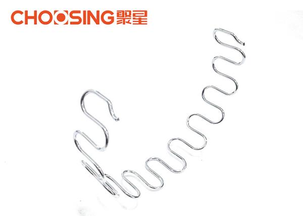 8 Gauge - 12 Gauge Serpentine Springs For Furniture , Upholstery Replacement Springs Customized Length