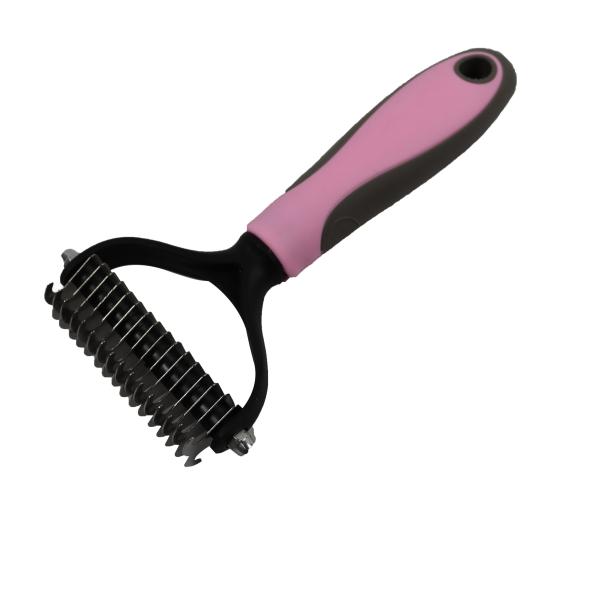 Dematting Dog Comb That Cuts Out Knots Small Dogs Grooming Cat Pet Animal 17.5x4.5cm