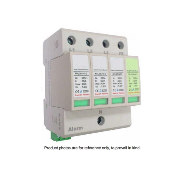 Surge Protection Device (SPD) for Power Distribution 40kA Surge Current Remote Alarm Port