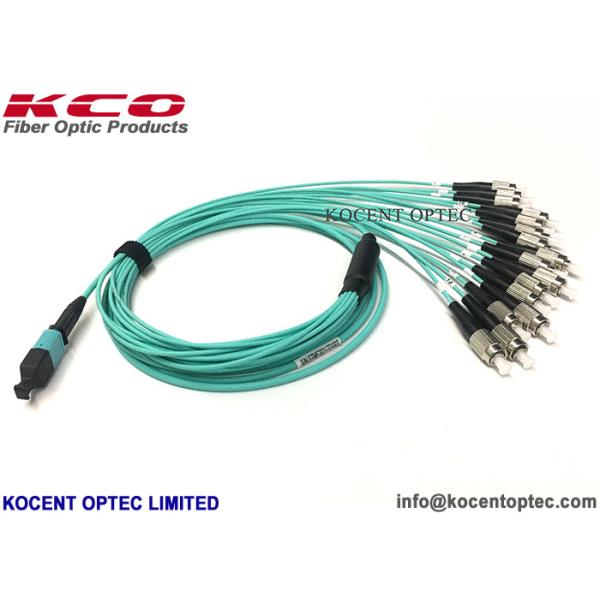 MPO-16 MTP-16 to LC Patch Cord High Density Trunk Cable OM3-300 50/125 40G 100G