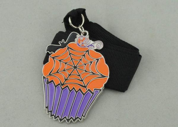 Custom Die Casting Personalized Medals Zinc Alloy with Nickel Plating for Ice Cake