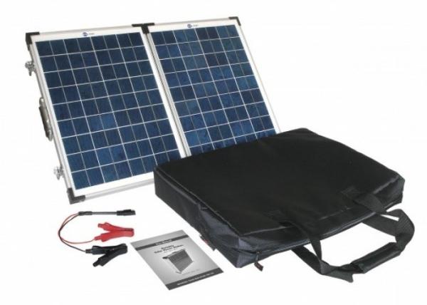 Azul que dobra os painéis solares, absorvente eficiente portátil da luz solar do painel solar de 120 watts