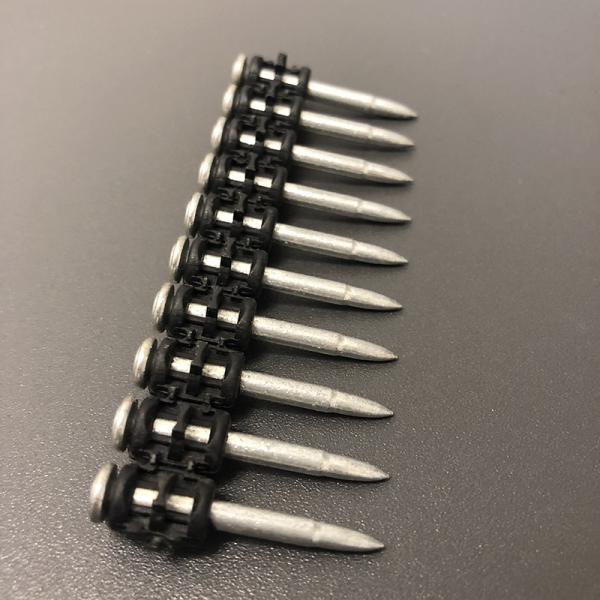 O aço carbono alto ordenou a pata concreta da etapa dos pregos 3.0x25mm galvanizada para a arma do prego BX3