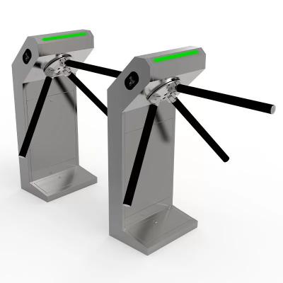 Automatic Electronic 3 Arm Tripod Turnstile Gate With Card Reader and 0.2 Second Gate Opening Time