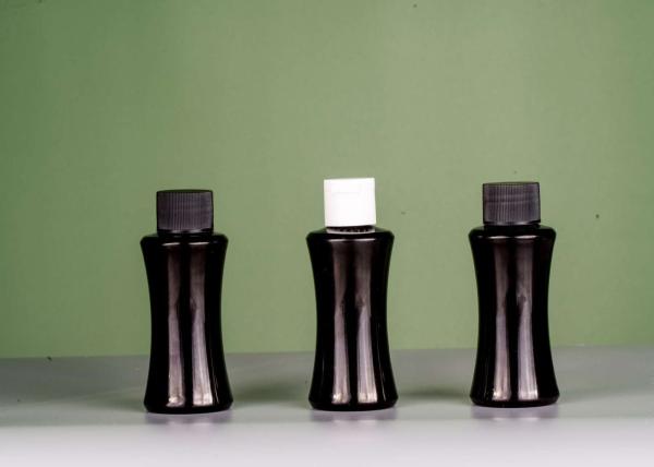 70ML Travel Kit Bottle, BLack Portable Plastic Multipurpose Cosmetic Toiletries Travel Refillable Bottles