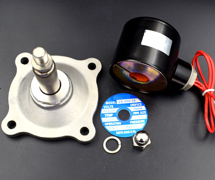 Двухстороннее уплотнений тела НБР сплава нержавеющей стали/цинка клапана соленоида воды 2С160-15 1/2» пневматических