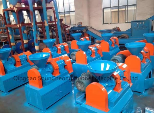 Fine Rubber Powder Pulverizer / Abandoned Tyre And Rubber Grinder Mill