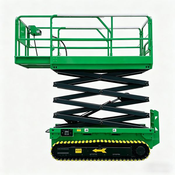 Industrial 32 Ft Scissors Lift Platform Heavy Duty Customized For Engineering Projects