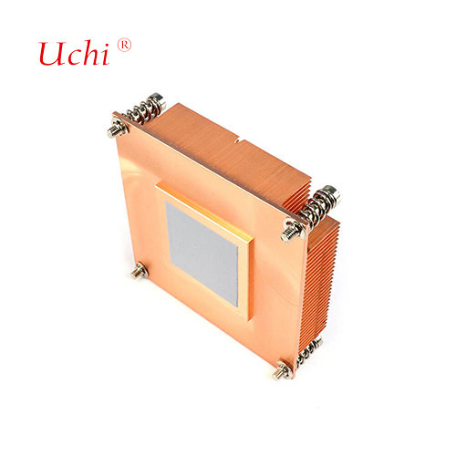 Custom Copper Thick Fin Skived Heat Sink Electronic Cooling Solution