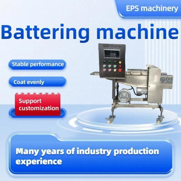 Thermal Processing Customized Meatball Starch Onion Rings Batter Coating Machine