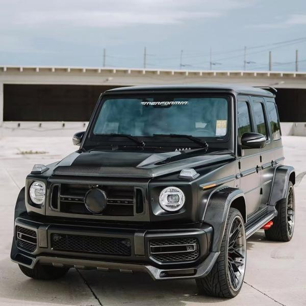 G500 G63 Mercedes Sprinter Body Kit VOS Style Diy Front Lip Spoiler Wheel Arch