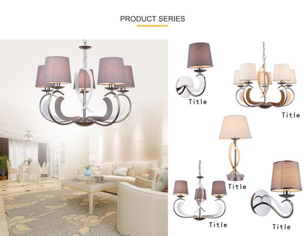 Funcky art deco chandelier with lampshade for living room Bedroom Kitchen Lights Fixtures (WH-MI-10)