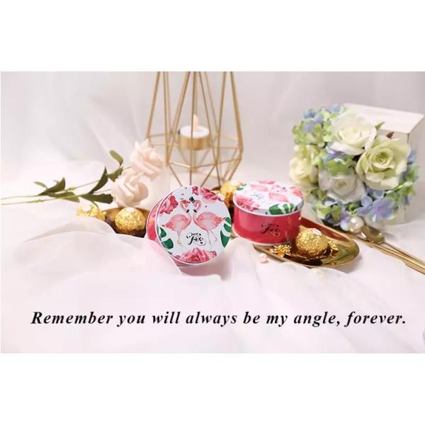 O costume imprimiu o metal Tin Box With Removable Lid de 0.23mm