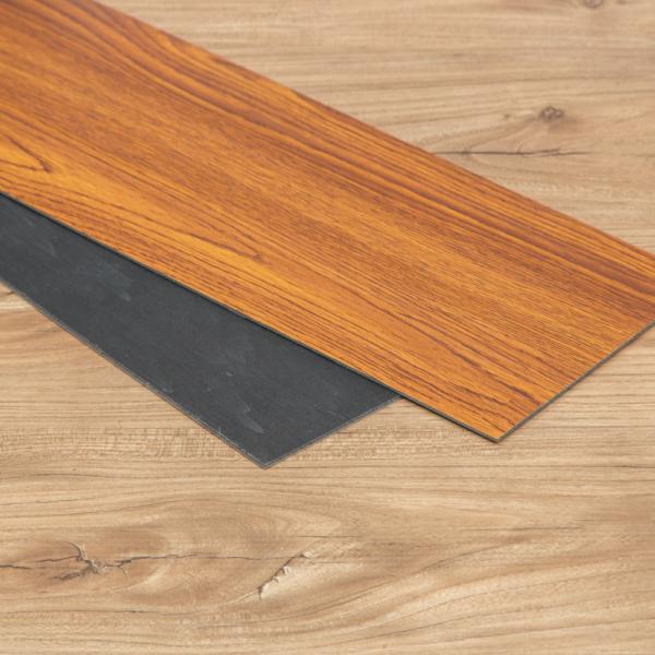 Synthetic LVT Plank Flooring , Lvt Interlocking Flooring 100% Virgin Material