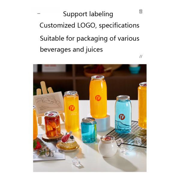 Customizable Aluminum Alloy/Tin-Plated Iron Material Plastic Bottle with Pull Ring or Button Opening Method