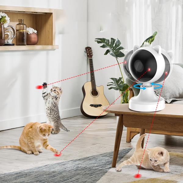 Laser Cat Toy Pet Christmas Gift ABS Kitten Charging Automatic Function