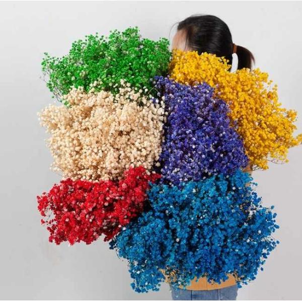 100g Dried Flower Artificial Bouquet Baby Breath Gypsophila Flower Wedding Decor Centerpiece