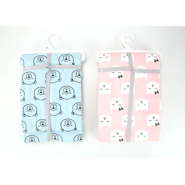 Multi Coloured Baby Warm Outdoor Blanket , Little Baby Blankets Good Air Permeability