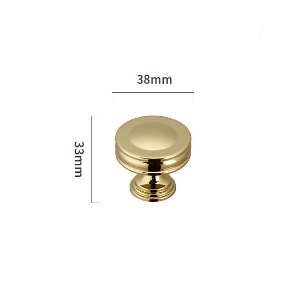 25*25mm Gold Kitchen Hardware Brass Cabinet Pull Handles Cupboard Door Knobs