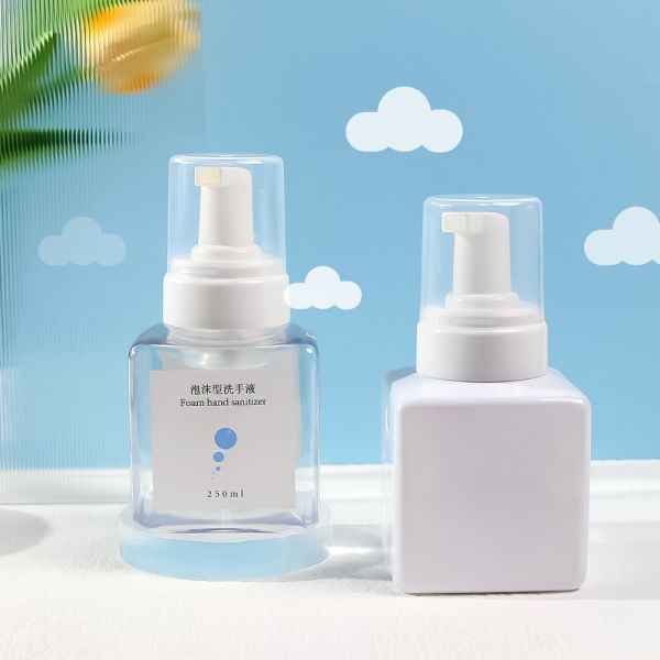 Scene-Adaptable PET Plastic Foam Pump Bottle with Anti-Mispress Lock, Non-Slip Design & Ultra-Fine Foaming for Skincare & Daily Use