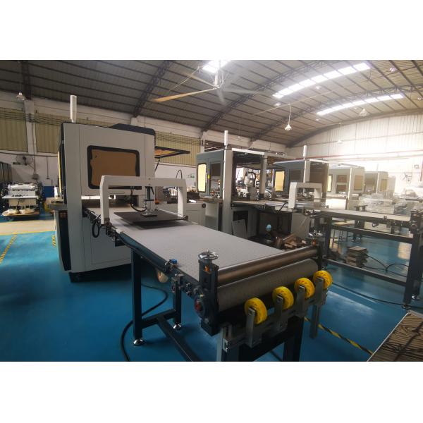34pcs/Min Shoe Packaging Box Making Machine 1855kg with Positioning