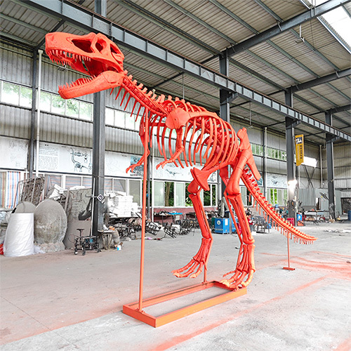 Fiberglass Sculpture Life Size Dinosaur Skeleton Model Resin Crafts