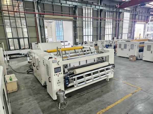 最新のダブルミシン目入りブレードトイレットペーパー/マキシタオルロール巻き戻し機