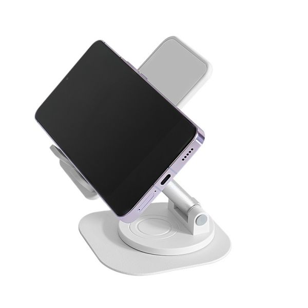 Personalized 360° Rotating Portable Sublimation Phone Stand Blanks Printable Foldable Retractable Desktop Colorful Phone Holder Mobile Stand