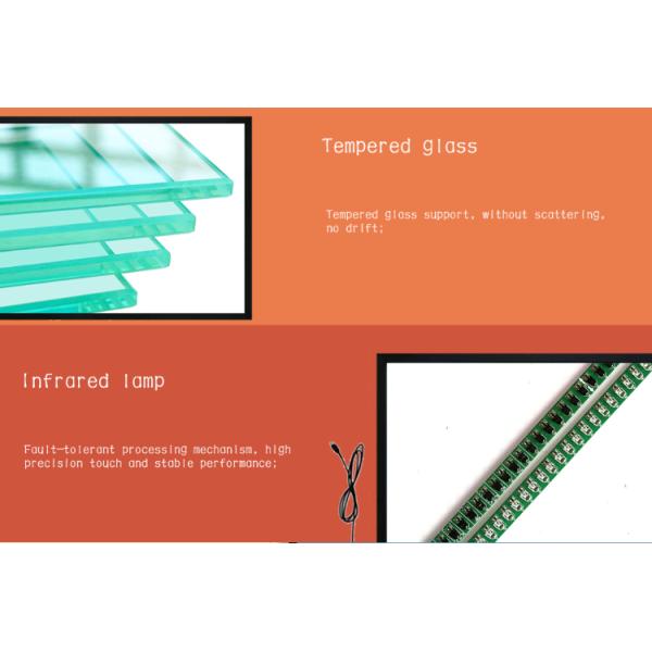 Usb Diy Multi Points 86 Inch Infrared Touch Screen Frame For Exhibition
