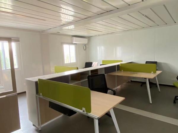 Wind Resistence Prefabricated Container House 110um Powder Coating