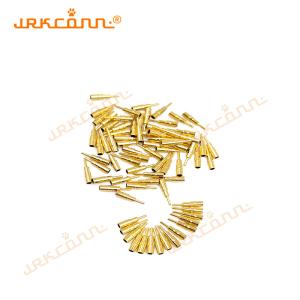 Machined Screw Pins 6.5mm Gold Plating Brass Pin Terminal Connectors