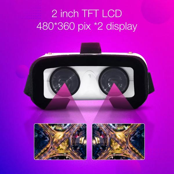 480×360 Pix AV IN FPV Goggles Mini 2 Inch Binocular Screen 48 Channels